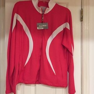 Bolle pink and white Athleisure jacket - XL NWT